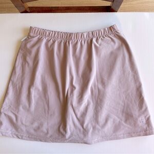 NIKE Tennis Skirt w/shorts Pink Women's Size M Golf Tenniscore Workout Skort